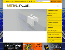 Tablet Screenshot of metalplusllc.com